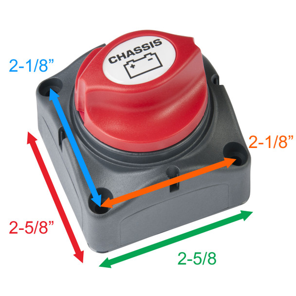 Park Power 701CHRV Master Battery Disconnect Switch - Chassis