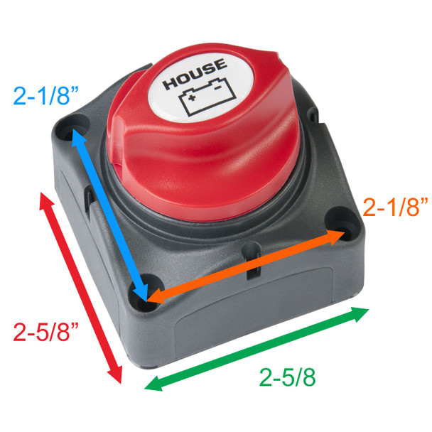 Park Power 701HBRV Master Battery Disconnect Switch - House
