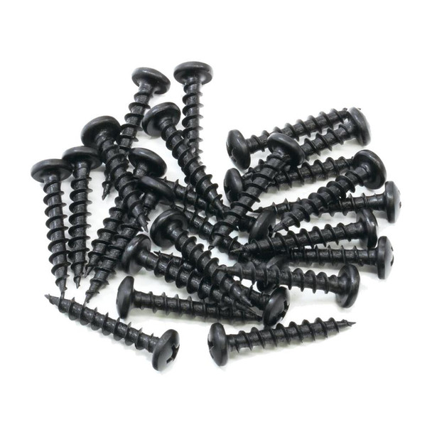 ROK-8X1-25  Pan Head Screw Philips Head  Black  Phosphate 25 Pk