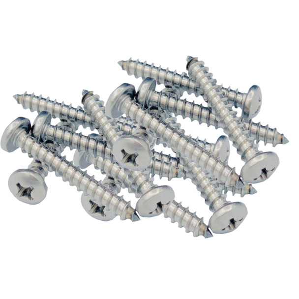 SST-8X1-25  Stainless Pan Head Screw Philips Head  25 Pk