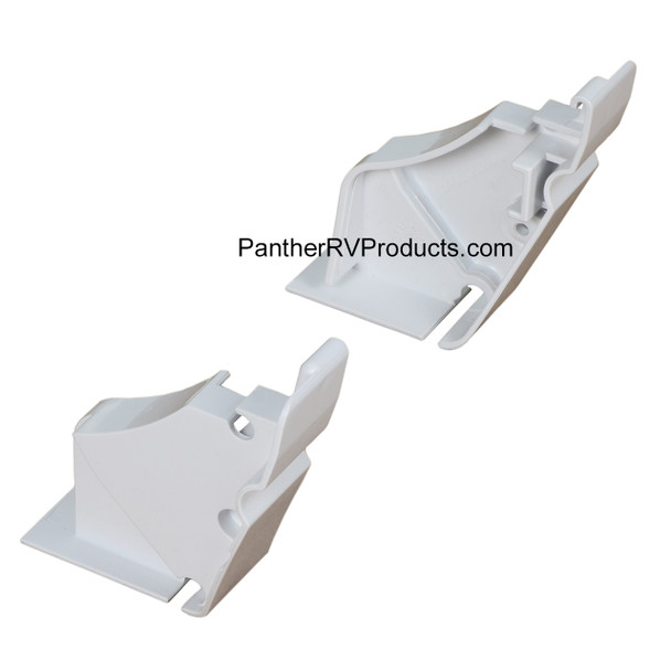 Dometic™ 3314221.000B RV Awning Leadrail Caps - White