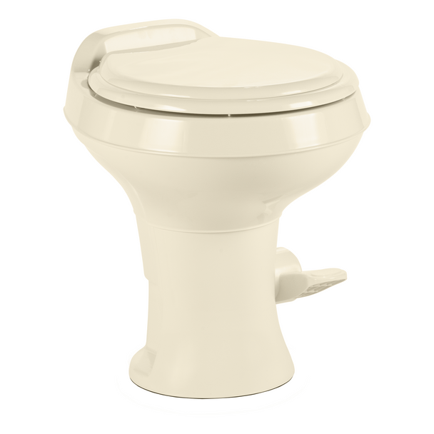 Dometic™ Sealand 300 RV Bathroom Toilet - Plastic - Foot Flush - Bone