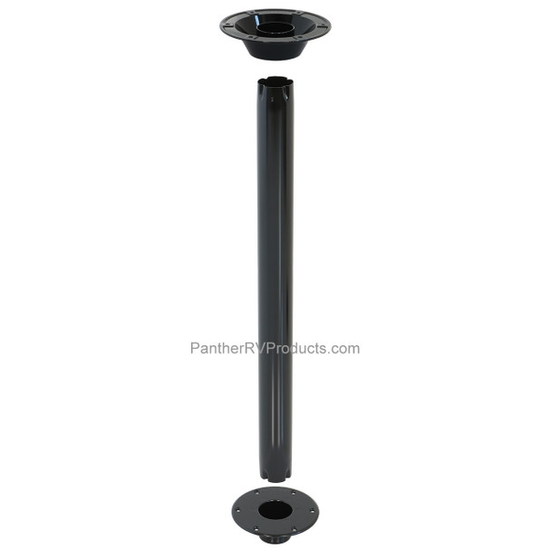 AP Products 013-2231 RV Table Pedestal Set - Black Finish