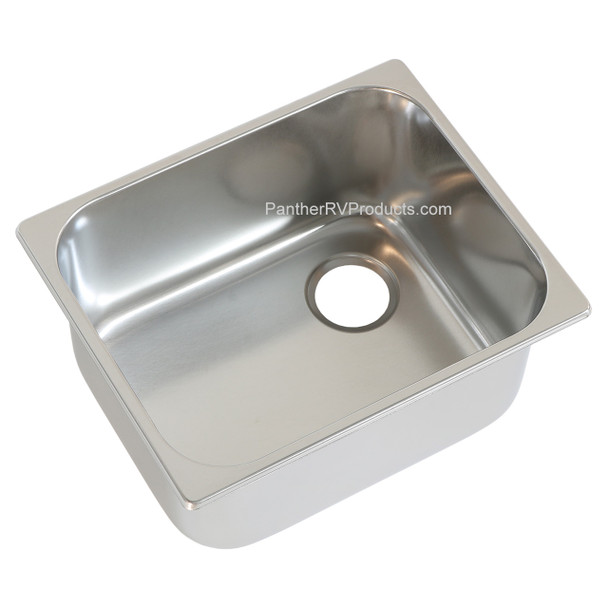 CAN Srl LA1400 RV Compact Rectangular Kitchen Sink - S/S