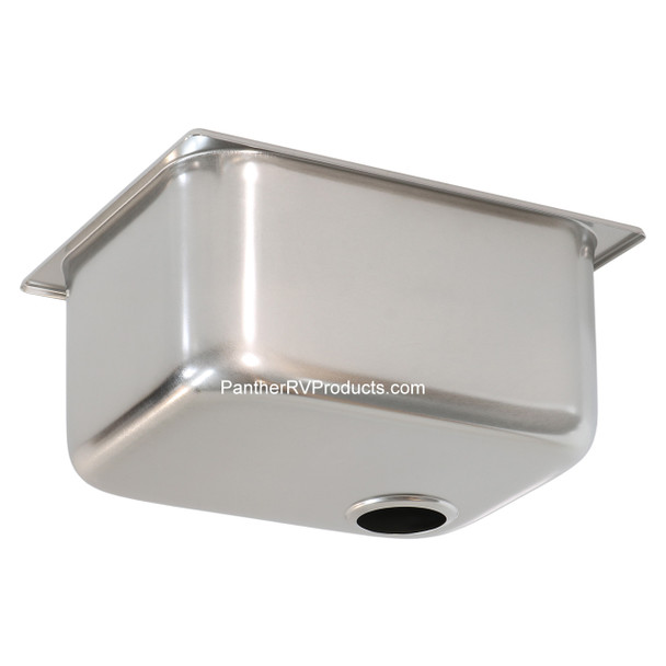 CAN Srl LA1400 RV Compact Rectangular Kitchen Sink - S/S