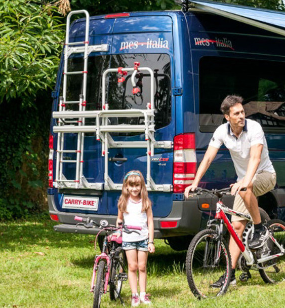 Fiamma® 02426-19A Mercedes Sprinter Door Mounted Ladder - Aluminum