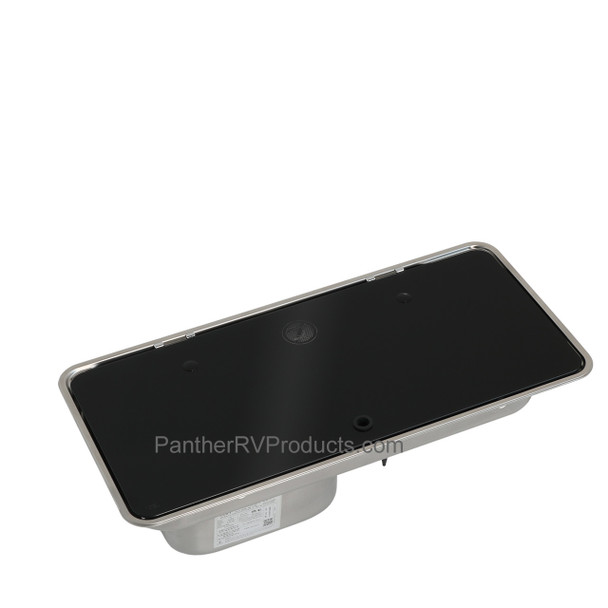 CAN Srl FL1410US Campervan Two-Burner RV Propane Cooktop with LH Sink