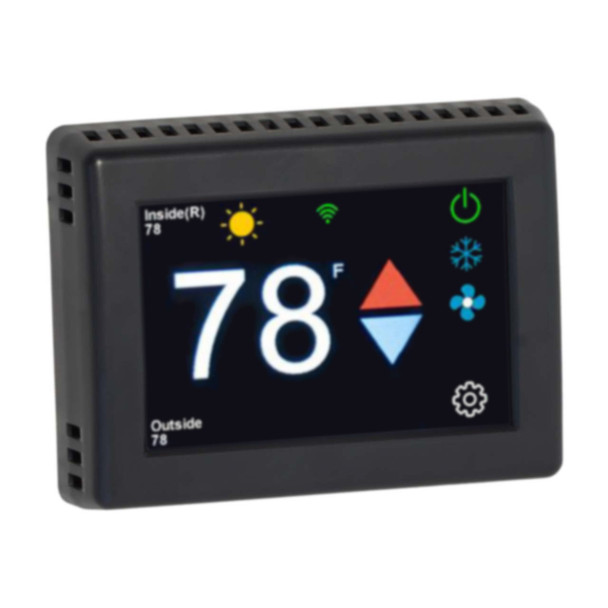 Micro-Air 350 RV Air Conditioner Digital Thermostat for Dometic CCC2 Controls - Black