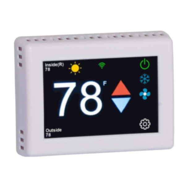 Micro-Air 357 RV Air Conditioner Digital Thermostat for Dometic 5 Button CCC - White