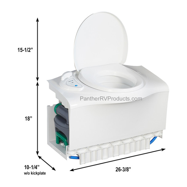 Thetford C403R RV Cassette Toilet - Electric Flush - RH Cassette