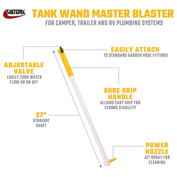 Valterra A01-0184VP RV Master Blaster Waste Holding Tank Rinser