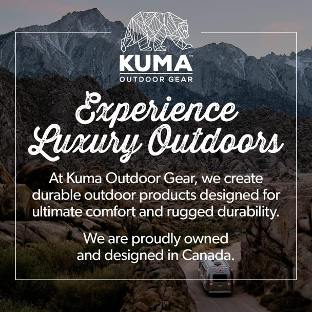 Kuma Outdoors 865-M Polyester Outdoor Camping Blanket - Mountainside