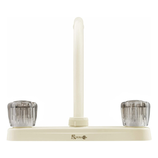 Dura Faucet DF-PK210S-BQ Hi-Rise RV Kitchen Sink Faucet - Bisque