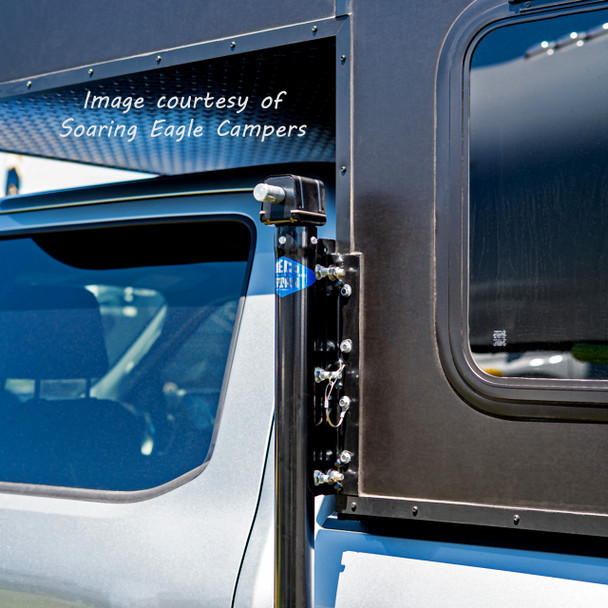 Rieco Titan 14612 Manual Truck Camper Loading Jack - Black