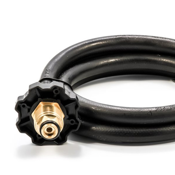 Camco 59125 RV Propane Tank 4-Port Brass Tee with 5' Hose