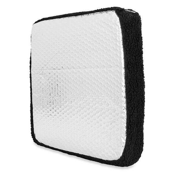 Camco 45196 Insulator w/ Sunshield Reflective for Roof Vents - Black