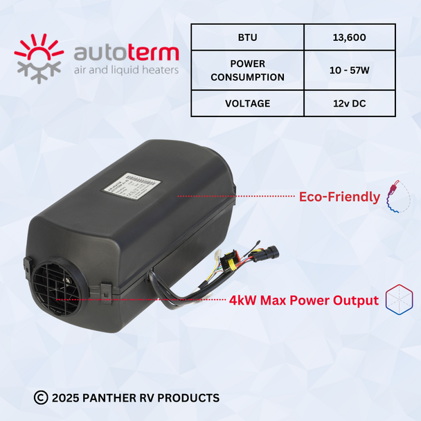 Autoterm AIR 4D-12V Campervan Diesel Space Heater