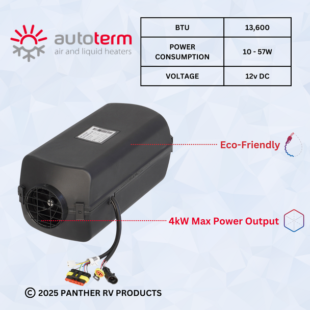 Autoterm AIR 4B-12V Campervan Gasoline Space Heater