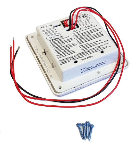 Atwood 36681 RV Carbon Monoxide / Propane Leak Detector / Alarm - White