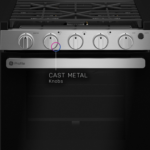 GE® Profile PLD617RTSS RV Kitchen 17" Range - 3-Burner Cooktop / Oven