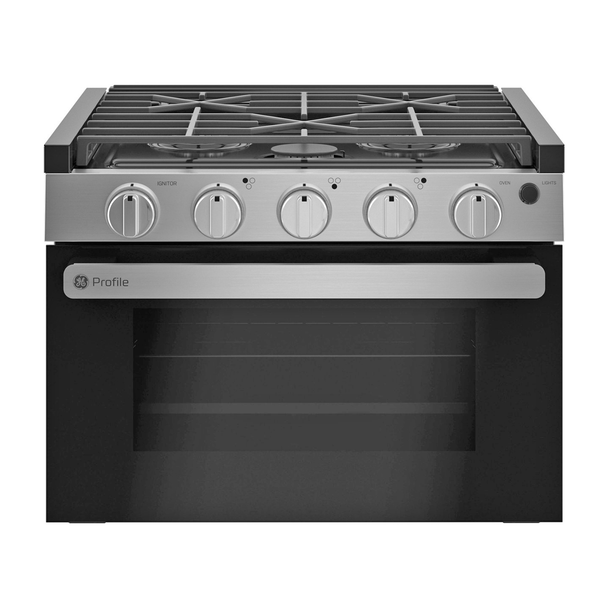 GE® Profile PLD617RTSS RV Kitchen 17" Range - 3-Burner Cooktop / Oven