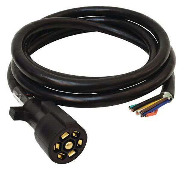 Valterra A10-7W6 Mighty Cord 7-Way Trailer Wiring Cord (6 Feet)