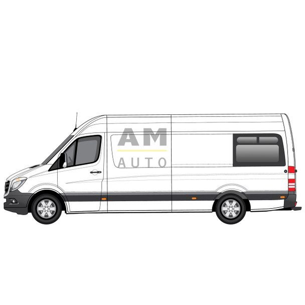 AM Auto MS06-L3L-TSS Mercedes Sprinter Driver's Side Top-Slider Back Window