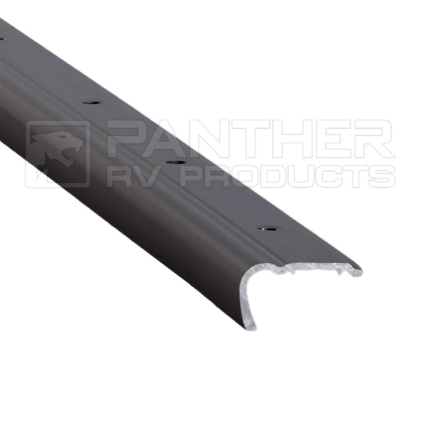 AP Products 021-51102-12 RV Aluminum Bottom Filon Trim - Black - 12 ft.