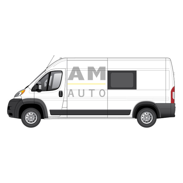 AM Auto PB07-159-L2 RAM ProMaster Driver's Side Middle Bonded Window