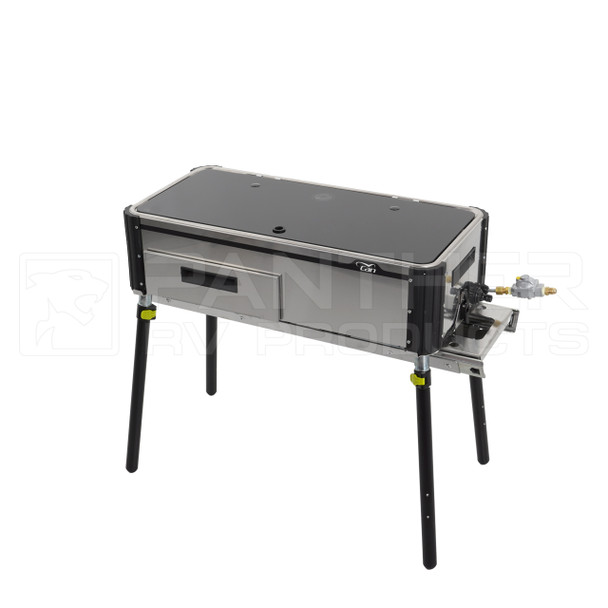 Suburban CAN Srl SL1400US (3250AST) Slide-Out Two-Burner Propane Cooktop / Sink Combo