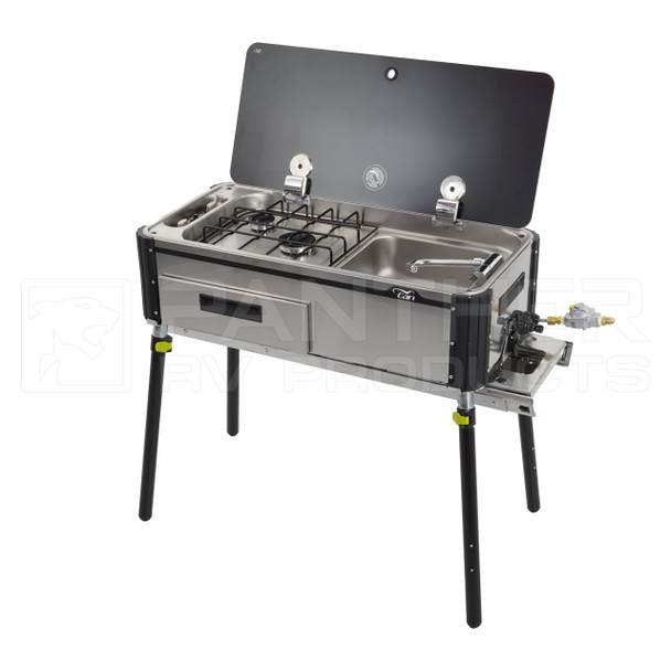 Suburban CAN Srl SL1400US (3250AST) Slide-Out Two-Burner Propane Cooktop / Sink Combo