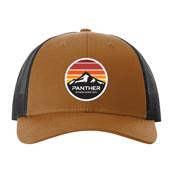 Panther 115 Mount Hood Low Pro Trucker Hat - Caramel/Black