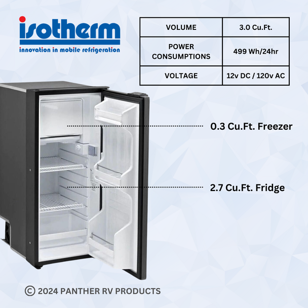 Isotherm Cruise 86 Classic Electric Refrigerator / Freezer - AC/DC - 3.0 Cu.Ft.