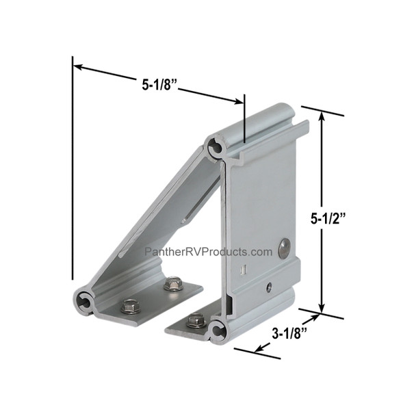 Fiamma 98655-011 F45S Universal Awning Adapter Bracket - Single, Adjustable