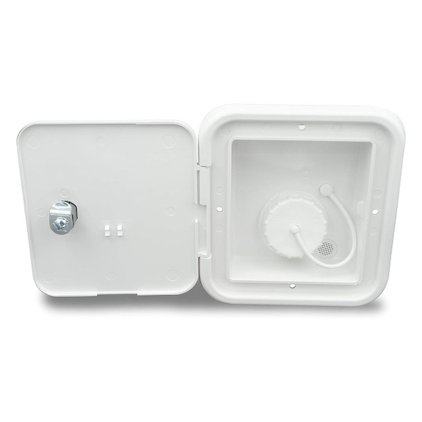 Thetford 94251 6-1/2" X 6" Gravity Water Hatch - Polar White