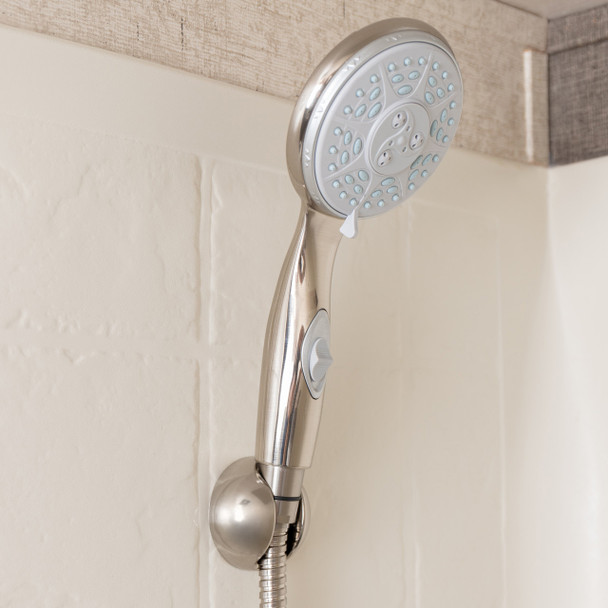 Camco 43746 RV/Marine Handheld Showerhead - Brushed Nickel