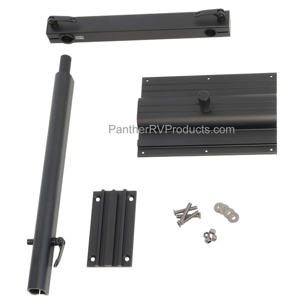 ITC BK-1622 MOD Campervan Adjustable Dining Table Leg System - Black Anodized