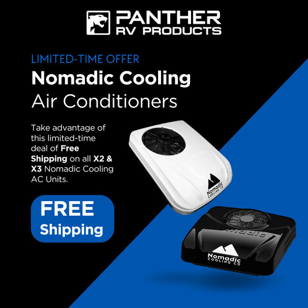 Nomadic Cooling X2 24V 10,280 BTU Camper Van Air Conditioner - Black