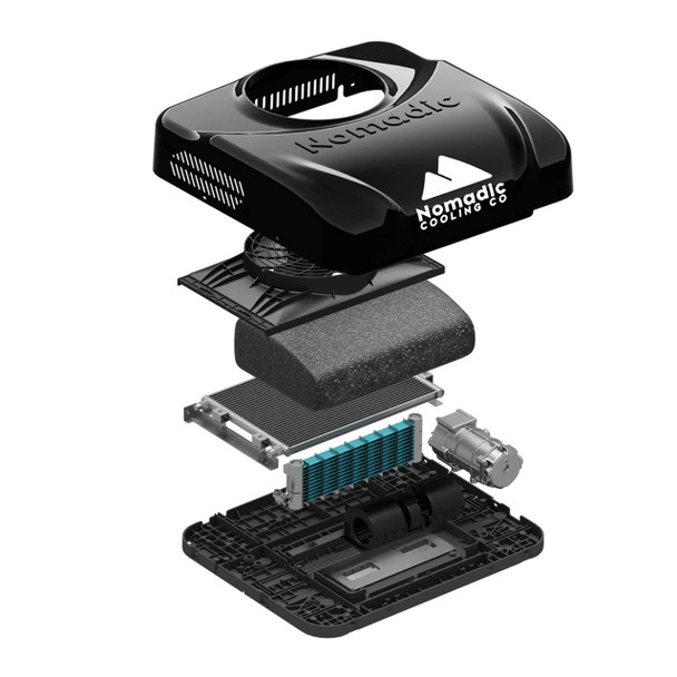 Nomadic Cooling X3 48V Helix Rooftop Camper Van Air Conditioner - Black