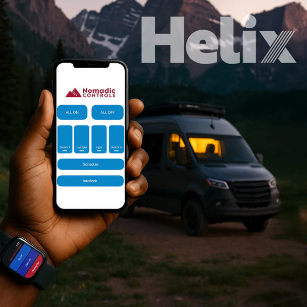 Nomadic Cooling X3 48V Helix Rooftop Camper Van Air Conditioner - Black