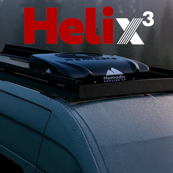 Nomadic Cooling X3 48V Helix Rooftop Camper Van Air Conditioner - Black