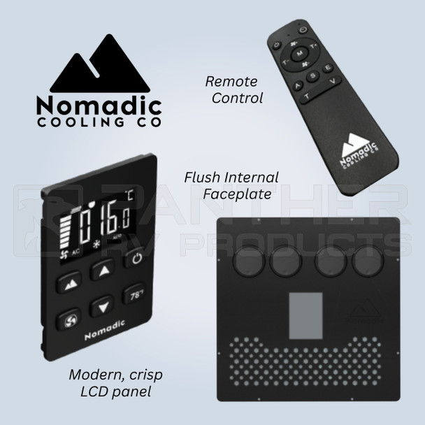 Nomadic Cooling X3 24V 12,480 BTU Camper Van Air Conditioner - Black