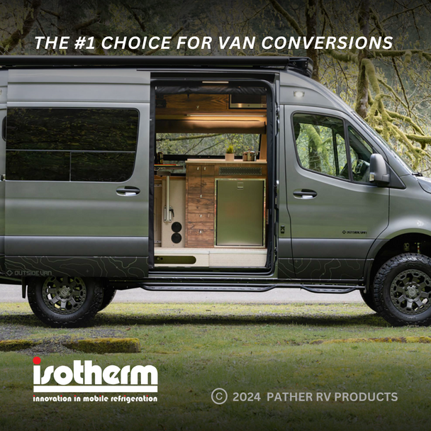 Isotherm FL90 Slim RV Electric Refrigerator/Freezer - Van