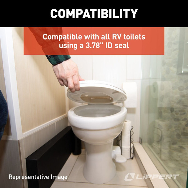 Lippert 2022121983 Dometic 385311652 RV Toilet Base Seal and Hardware