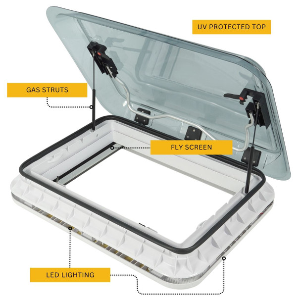 NomadicArk SLT3-700500FLV Skylight w/LEDs - White