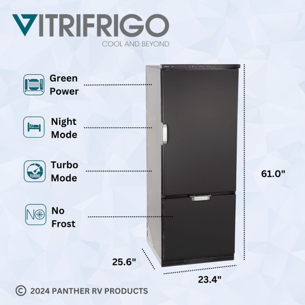 Vitrifrigo SLIM250iBD3O-E CHR RV Electric Refrigerator Freezer - AC/DC - 8.8 CF