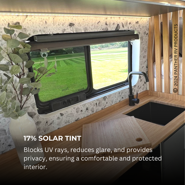 AM Auto UBW-R-HS-Y-6300 Passenger Side Flush Slider Van Window