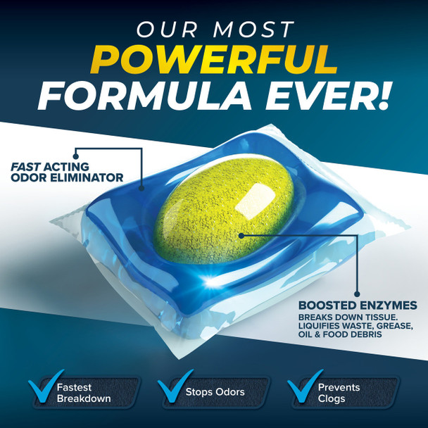 Camco 41770 TST PRO RV Holding Tank Treatment - (10) Drop-Ins - American Pine Scent