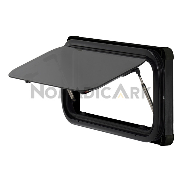 NomadicArk ACR-700300-ABB Universal Double-Pane Slim Acrylic Window - Black