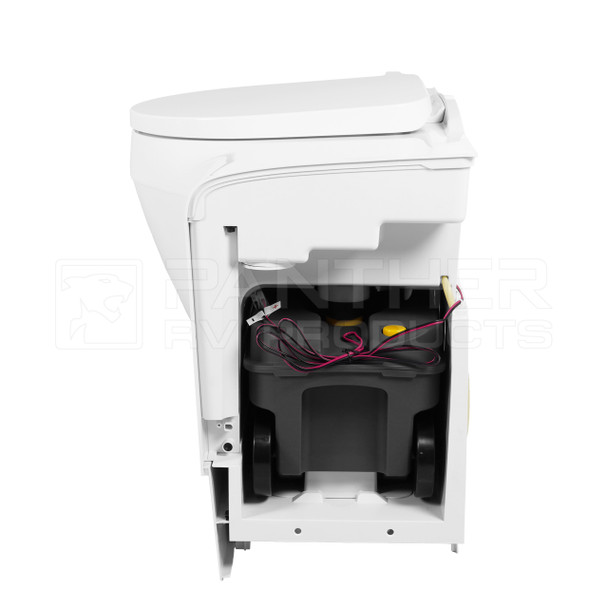 NomadicArk NA-TBW-L RV Self-Contained Bench Toilet - Electric Flush - LH Cassette